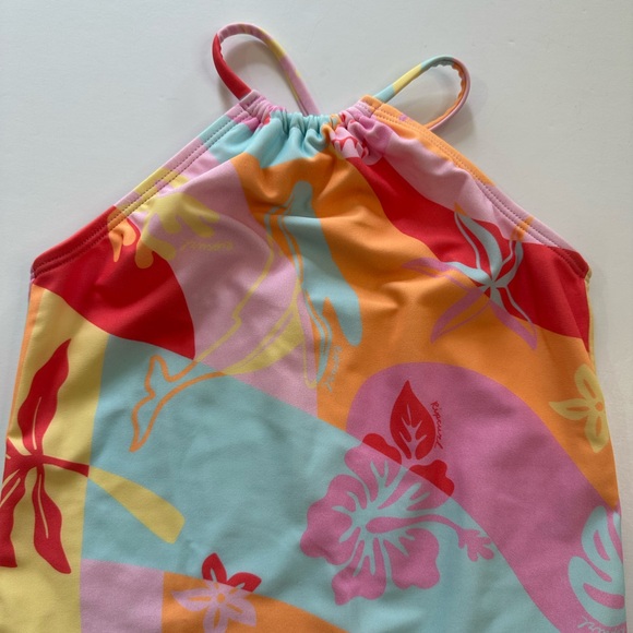 RIP Curl Island Day Halter One Piece Swimsuit NWT Toddler Girl Size 3-4T - Picture 3 of 9